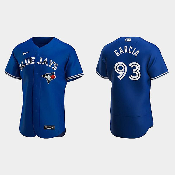 Mens Toronto Blue Jays #93 Yimi Garcia Nike Royal Alternate FlexBase Jersey